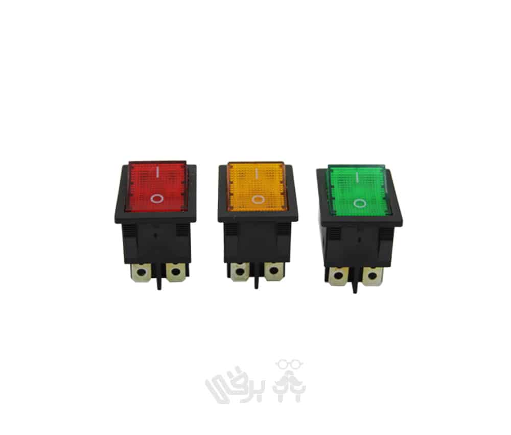 Alternative view of کلید 30 آمپر راکر پهن چراغدار